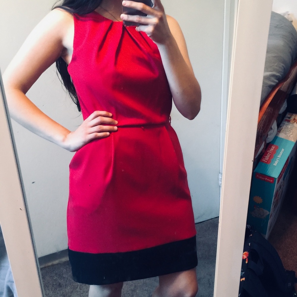Red dress